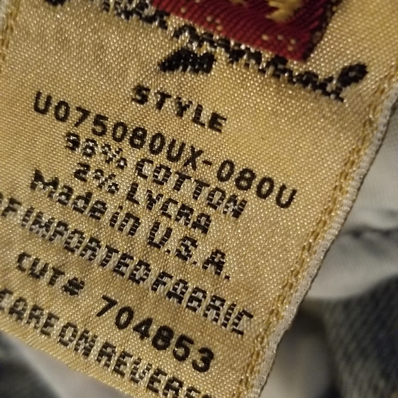 7 For All Mankind Jean's sz 29, bootcut, crystal rhinestones pockets - Picture 3 of 3